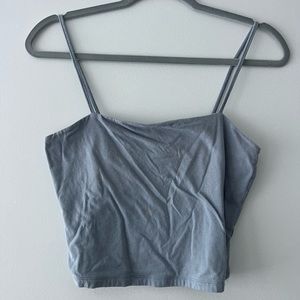 Blue Crop Tank
